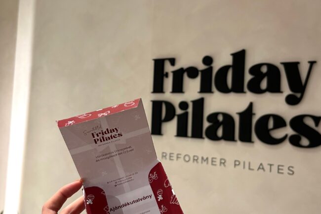 Friday Reformer Pilates Zugló karácsonyi ajándekutalvany