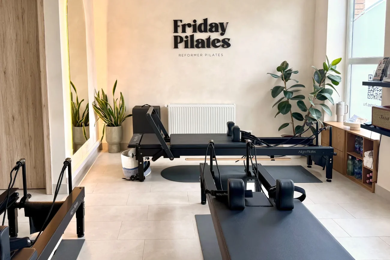 Align C8 Pro reformer machine at Friday Pilates studio in Zugló - premium Pilates training in Budapest District XIV